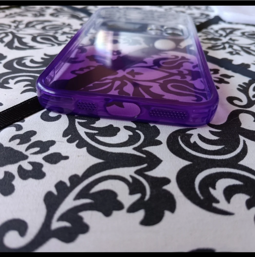💜*4/$15* iPhone 11 Pro Case Purple Transparent Cute
